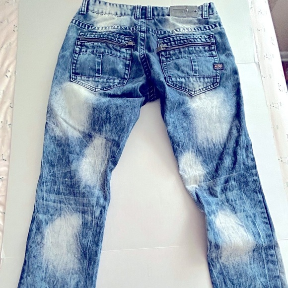 Men's Blue Denim Jeans - Picture 7 of 11